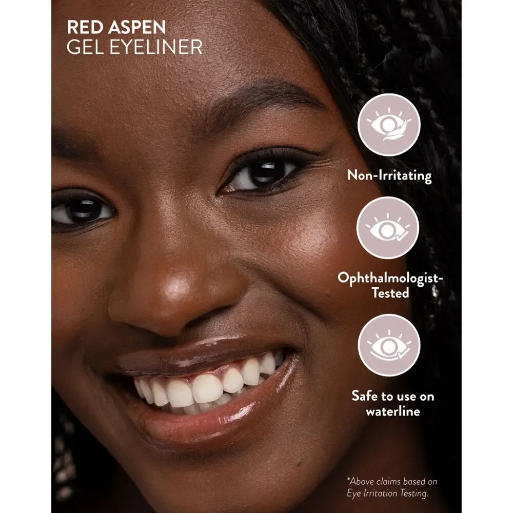Red Aspen Gel Eyeliner – Soft Smooth Long-Lasting Highly Pigmented Eye Liner – N